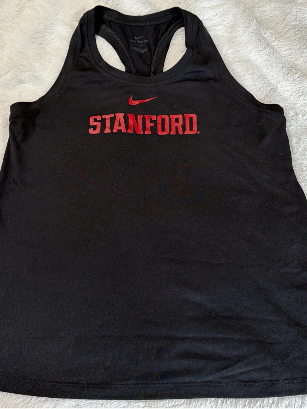 Nike Dri-Fit Stanford Black Tank top Racerback Women’s Large